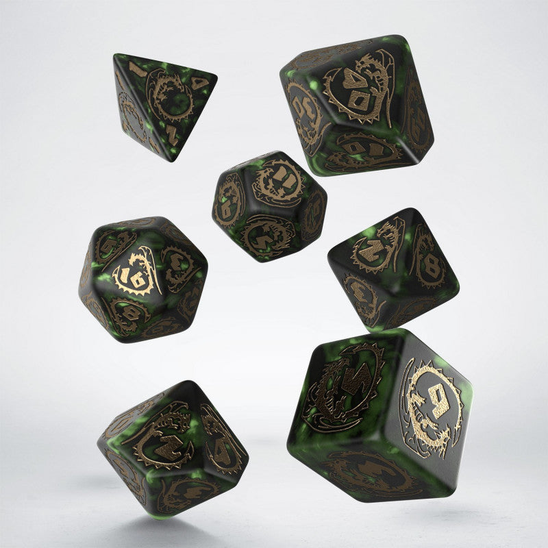 RPG - Dices - Dragons - Green