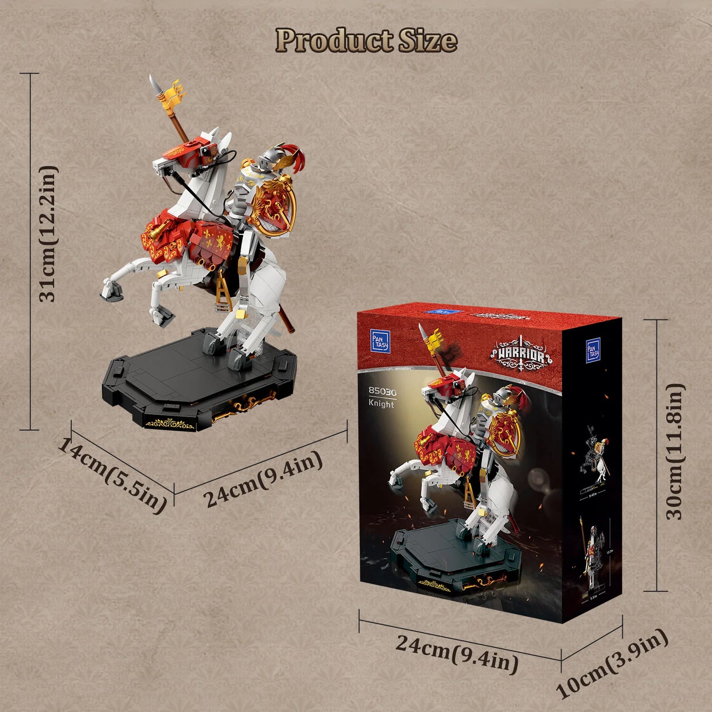 Warrior Series Pantasy 85030 Knight Chevalier 30cm