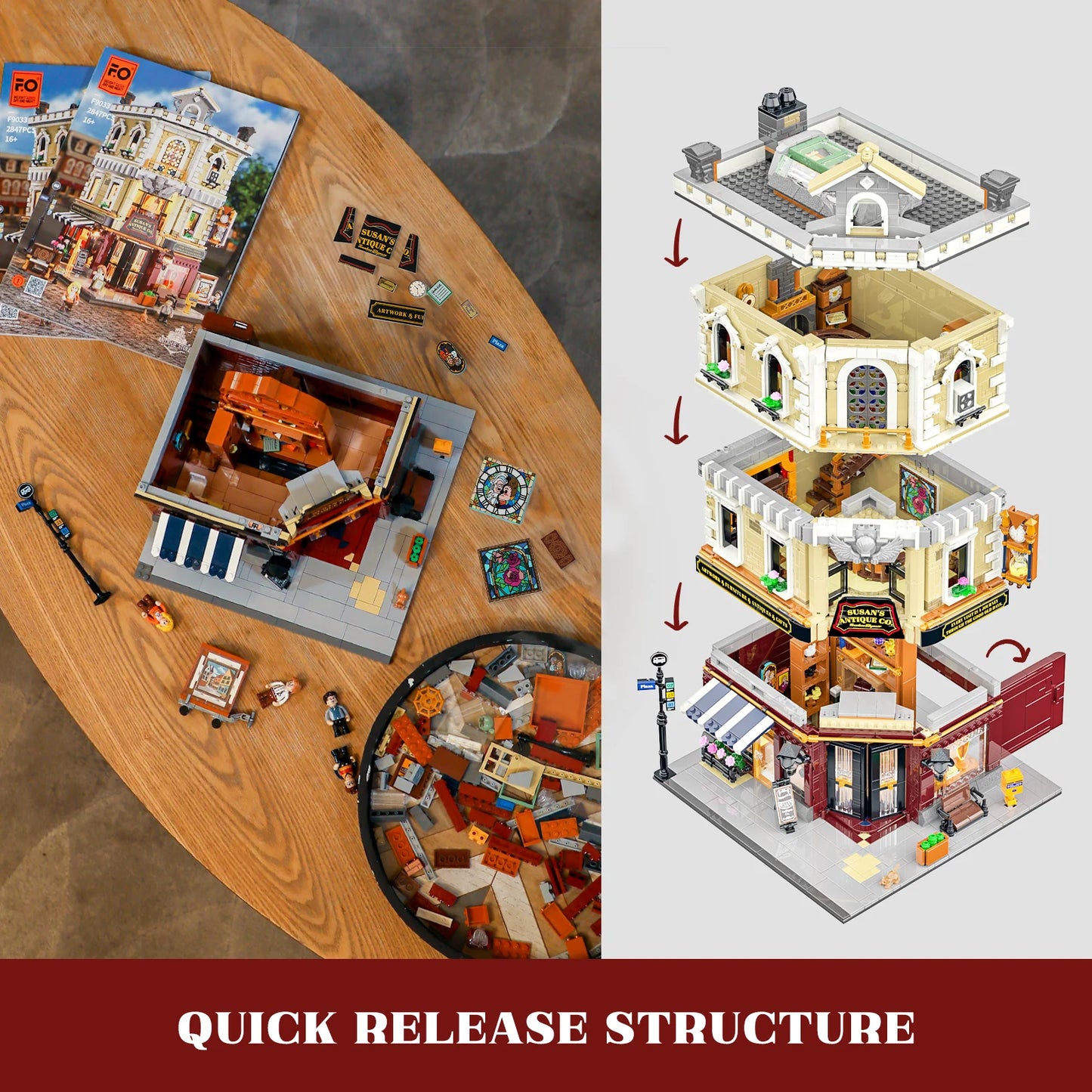 Lumibricks Town Life 15003 Antique Store (Antique Co.)