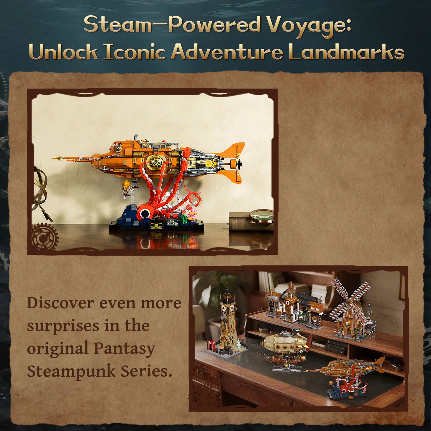 Steampunk Series Pantasy 85029 The Nautilus 62cm