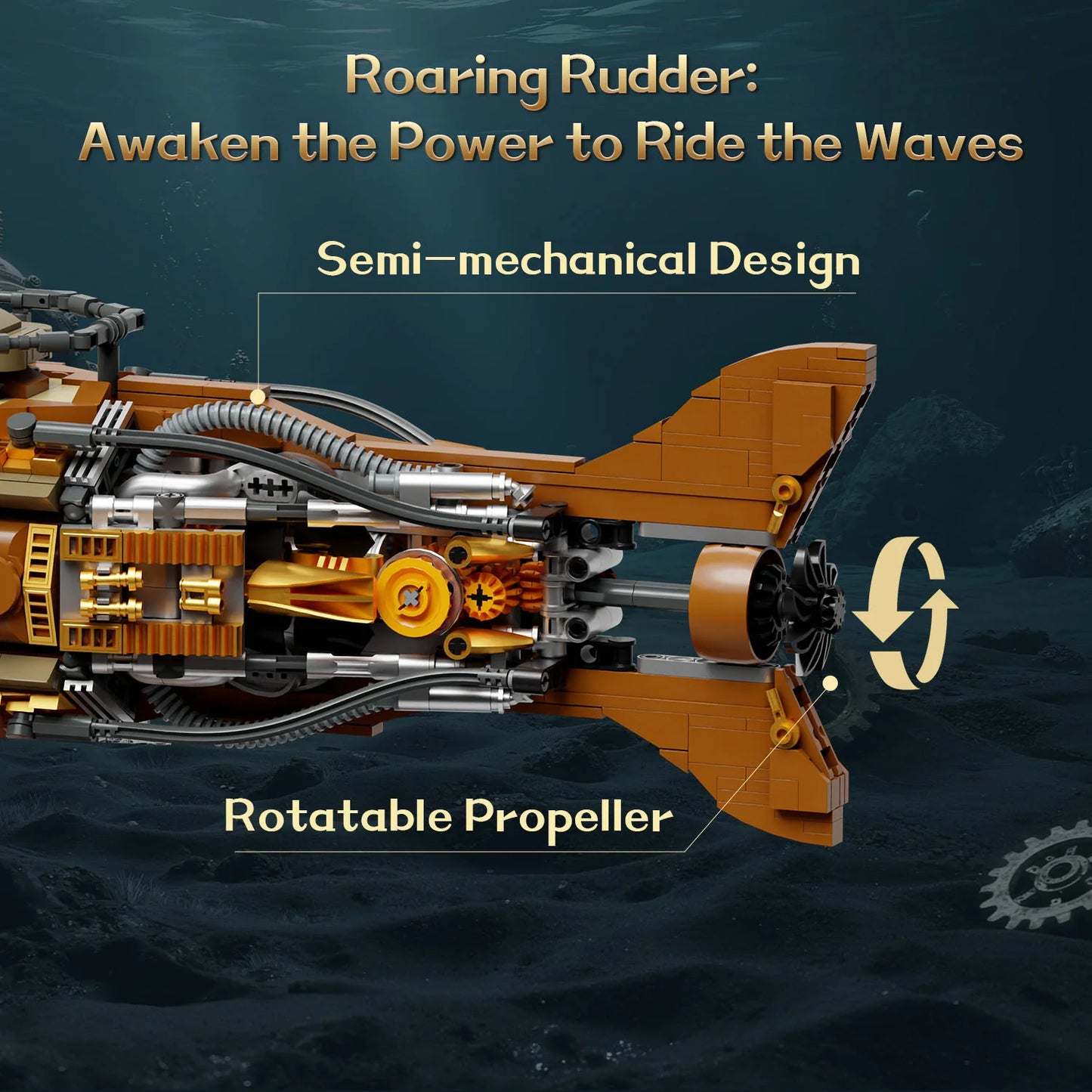 Steampunk Series Pantasy 85029 The Nautilus 62cm