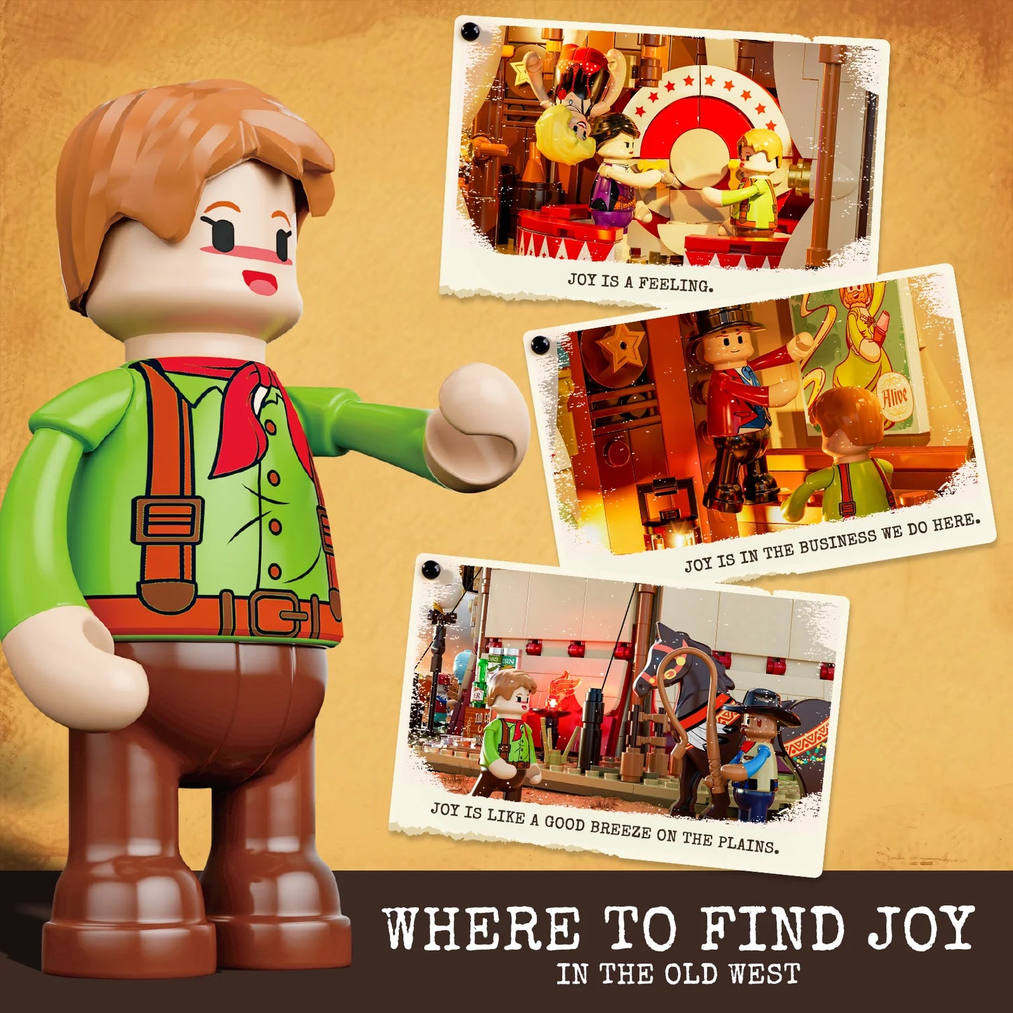 Lumibricks The Old West 14010 Traveling Circus
