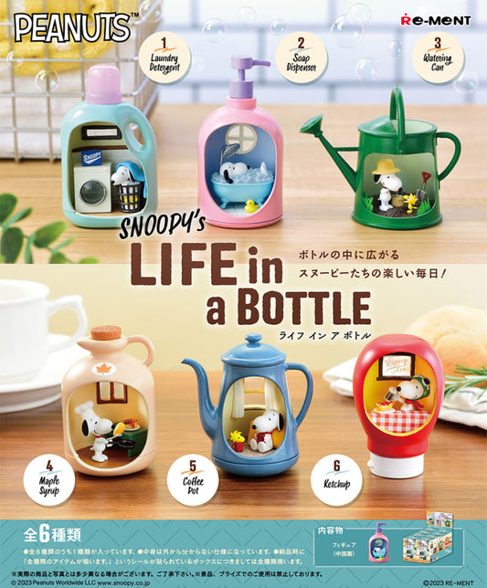 Re- Ment SNOOPY's LIFE in a BOTTLE: 1Box 6pcs