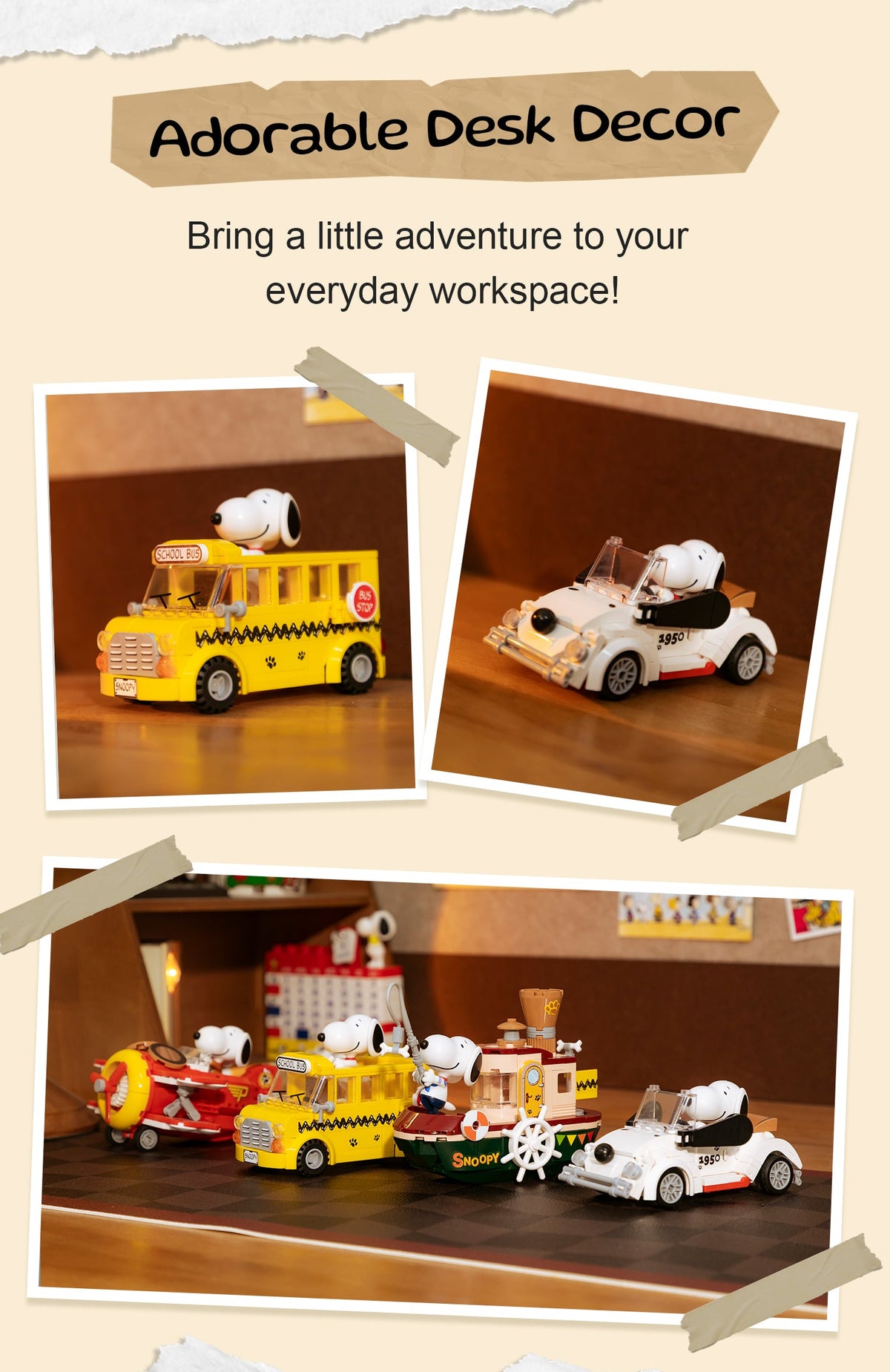 Construction kit - Peanuts - 86907 - Steam Boat