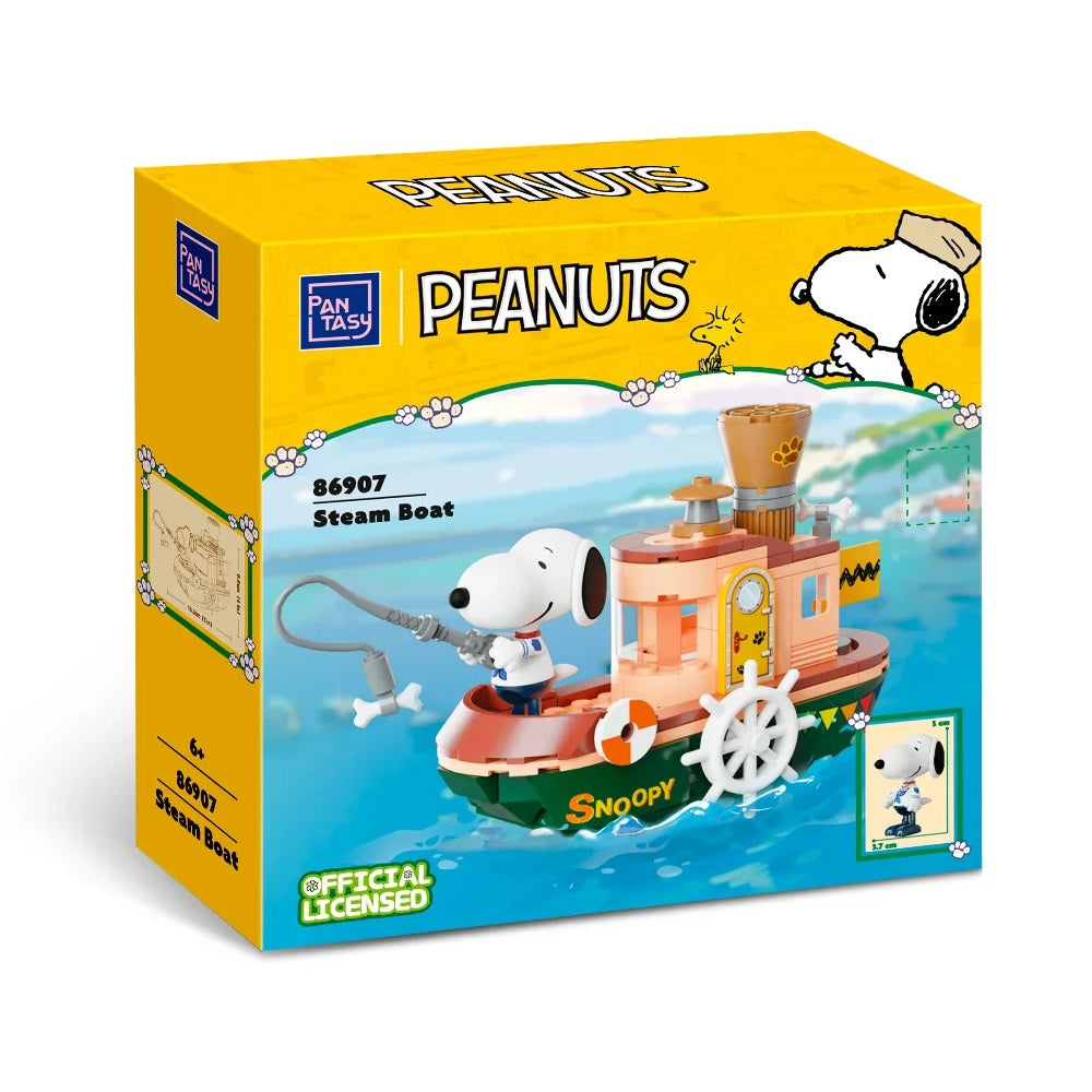 Construction kit - Peanuts - 86907 - Steam Boat