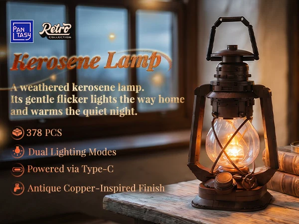 Construction kit - Retro Collection - 85056 - Kerosene Lamp
