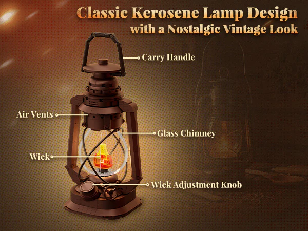 Construction kit - Retro Collection - 85056 - Kerosene Lamp