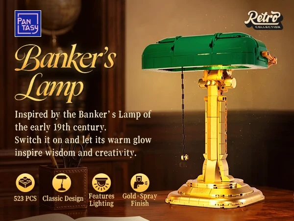 Construction kit - Retro Collection - Banker‘s Lamp