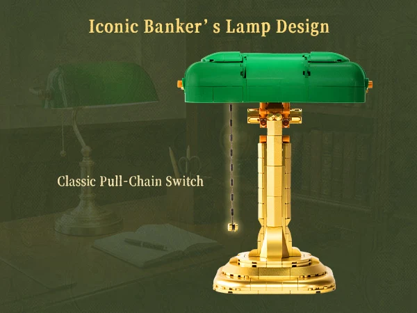 Construction kit - Retro Collection - Banker‘s Lamp