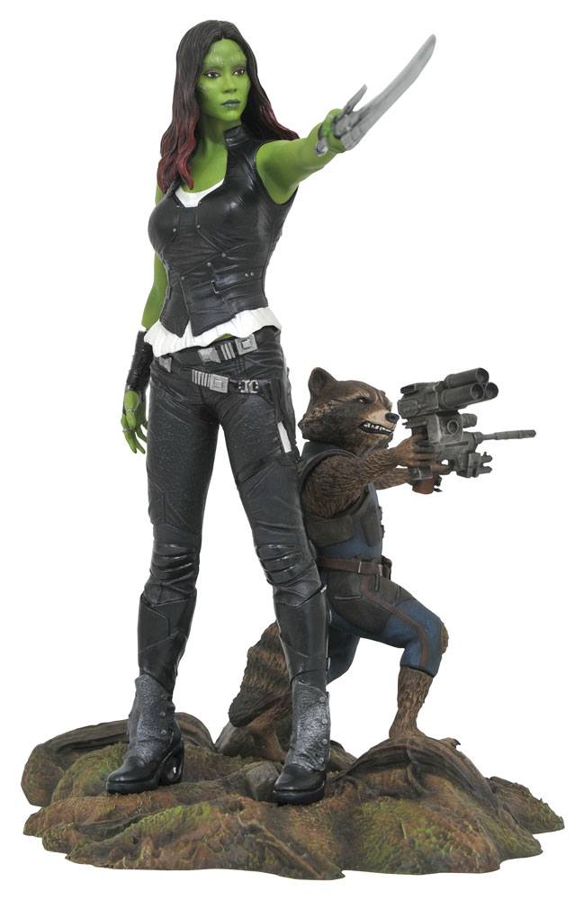 Static Figure - Guardians of the Galaxy - Gamora & Rocket Raccoon