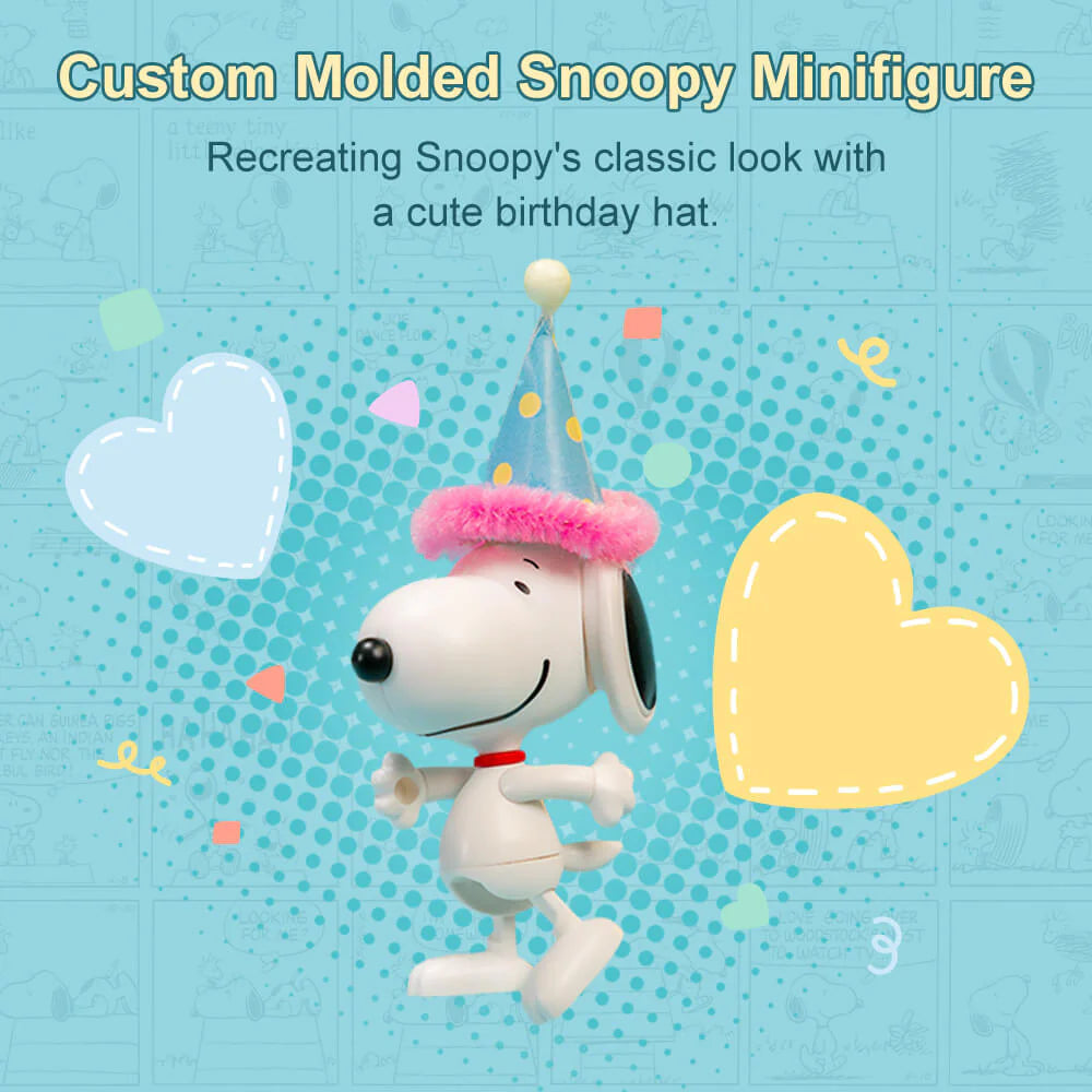 Snoopy Puremind Wooden Kit Snoopy Birthday Party