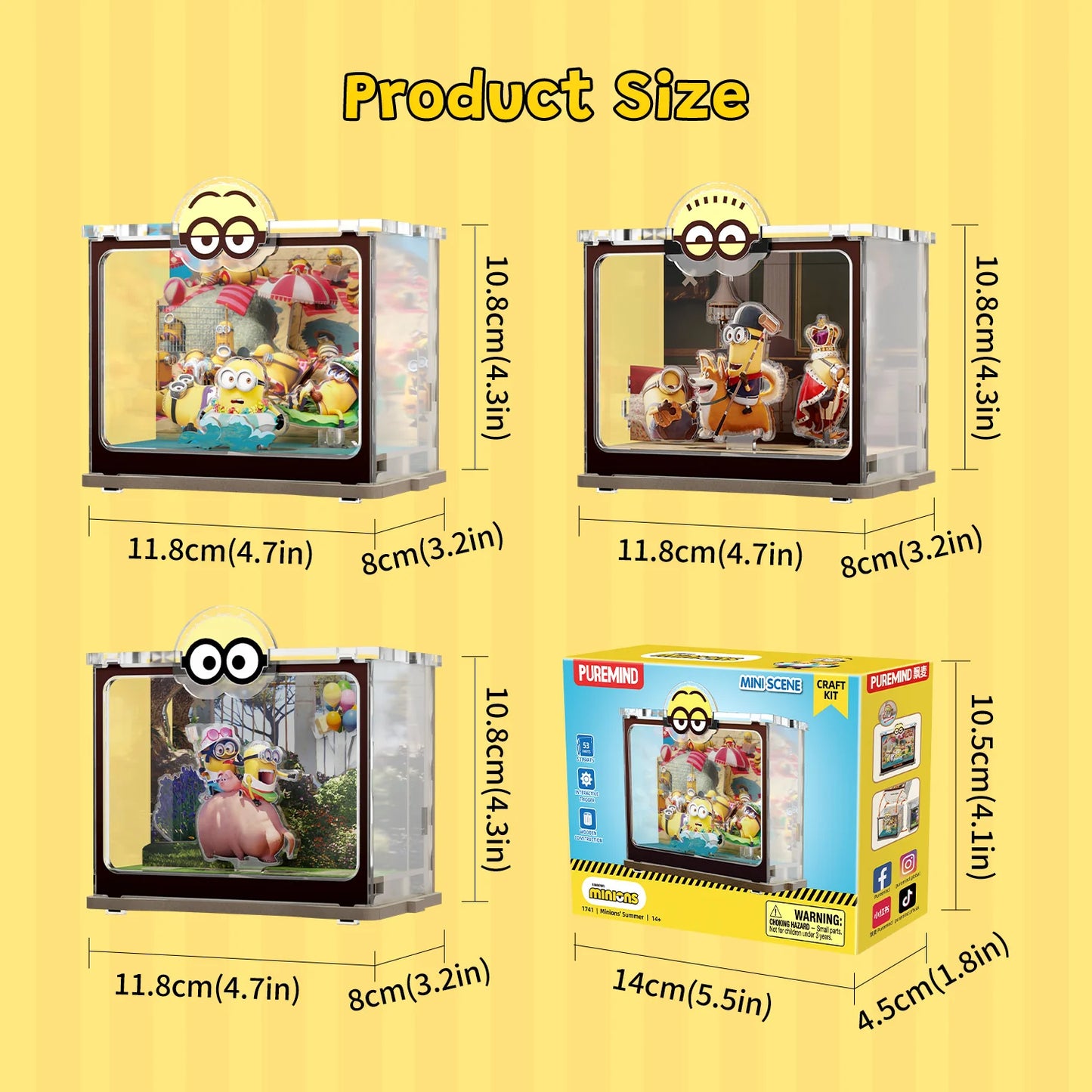 Minions Puremind Mini Scene Minions Summer