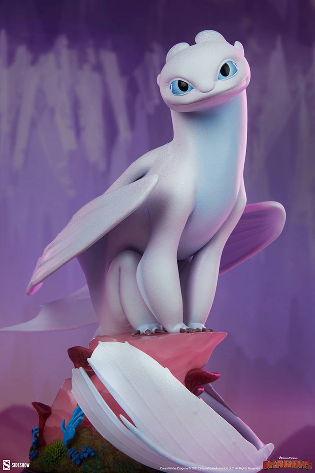 Collector Statue - How to train your Dragon - Light Fury