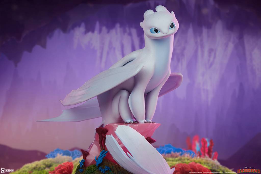 Collector Statue - How to train your Dragon - Light Fury