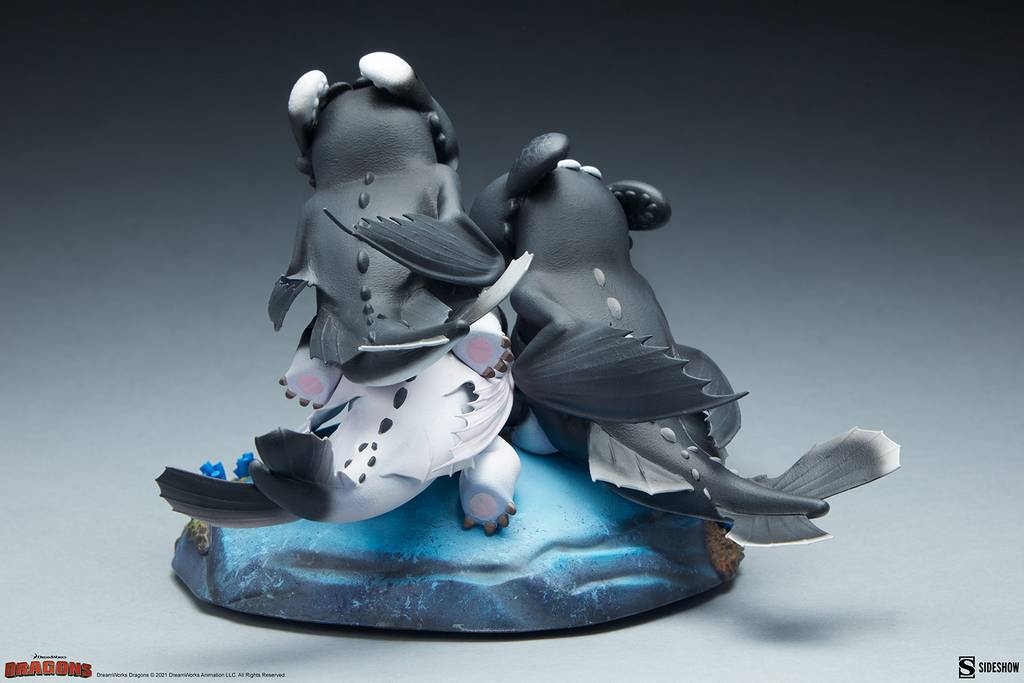 Static Figure - How to train your Dragon - Dart & Pouncer & Ruffrunner