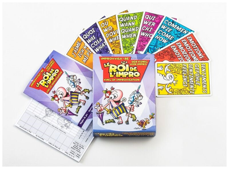 Card game - Party Game - Family - Storytelling - Divers - Le Roi de l'Impro