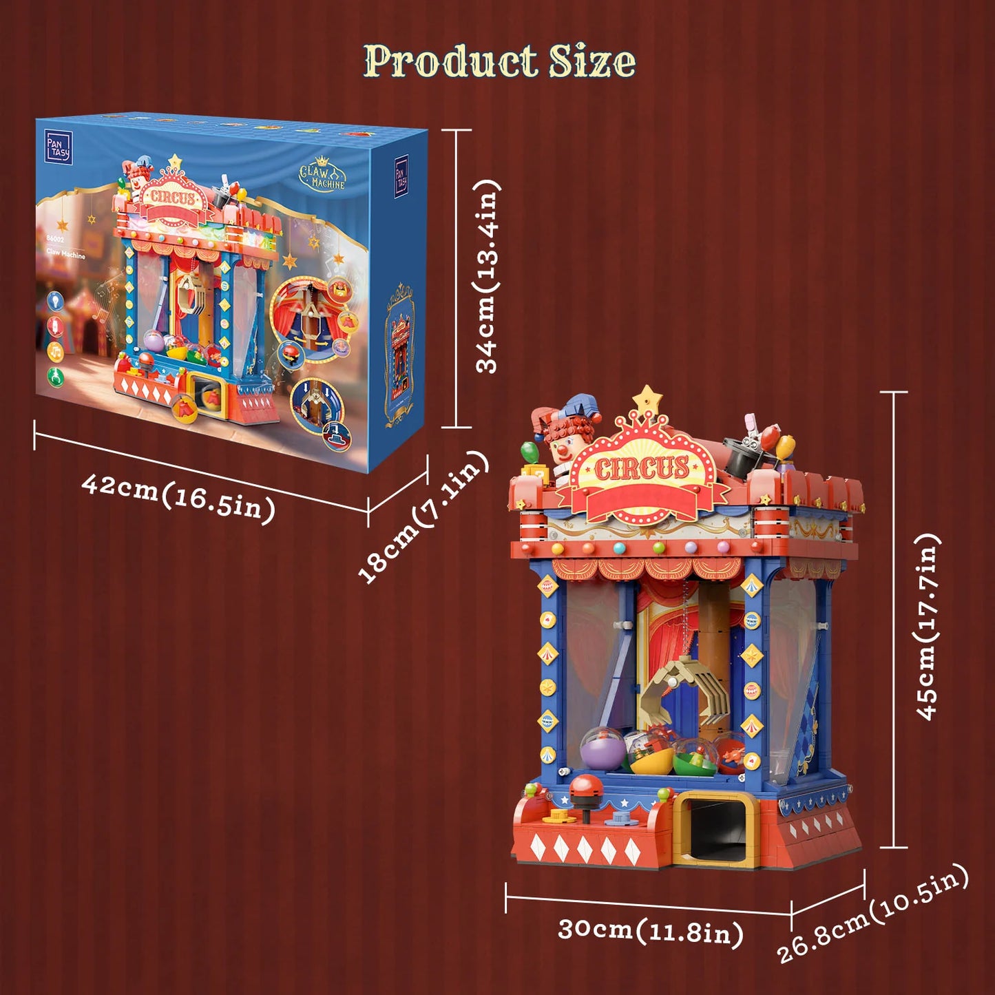 Pantasy 86002 Claw Machine 45cm