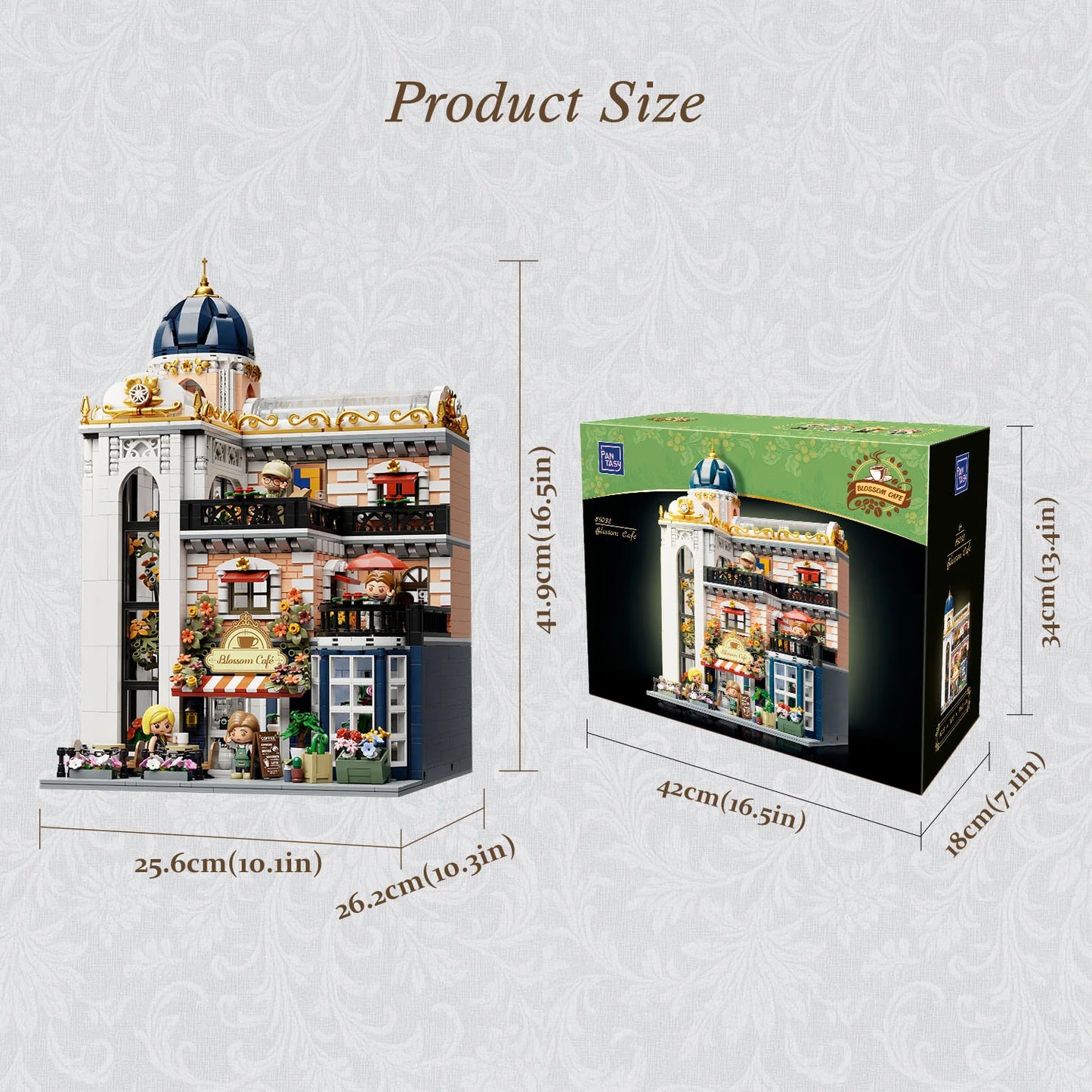 Retro Collection Pantasy 85032 Blossom Cafe 42cm