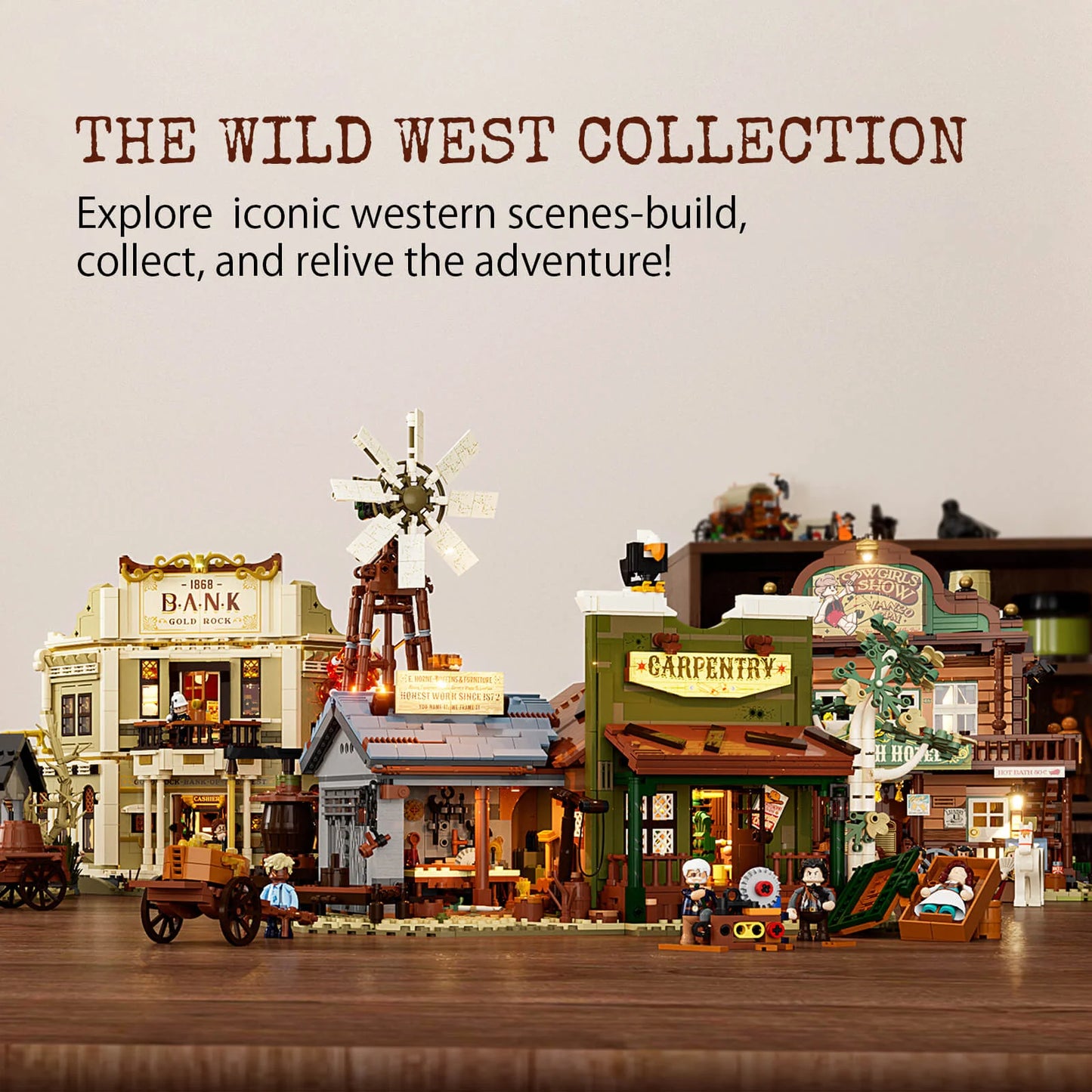 Lumibricks The Old West 14015 Western Carpentry Workshop
