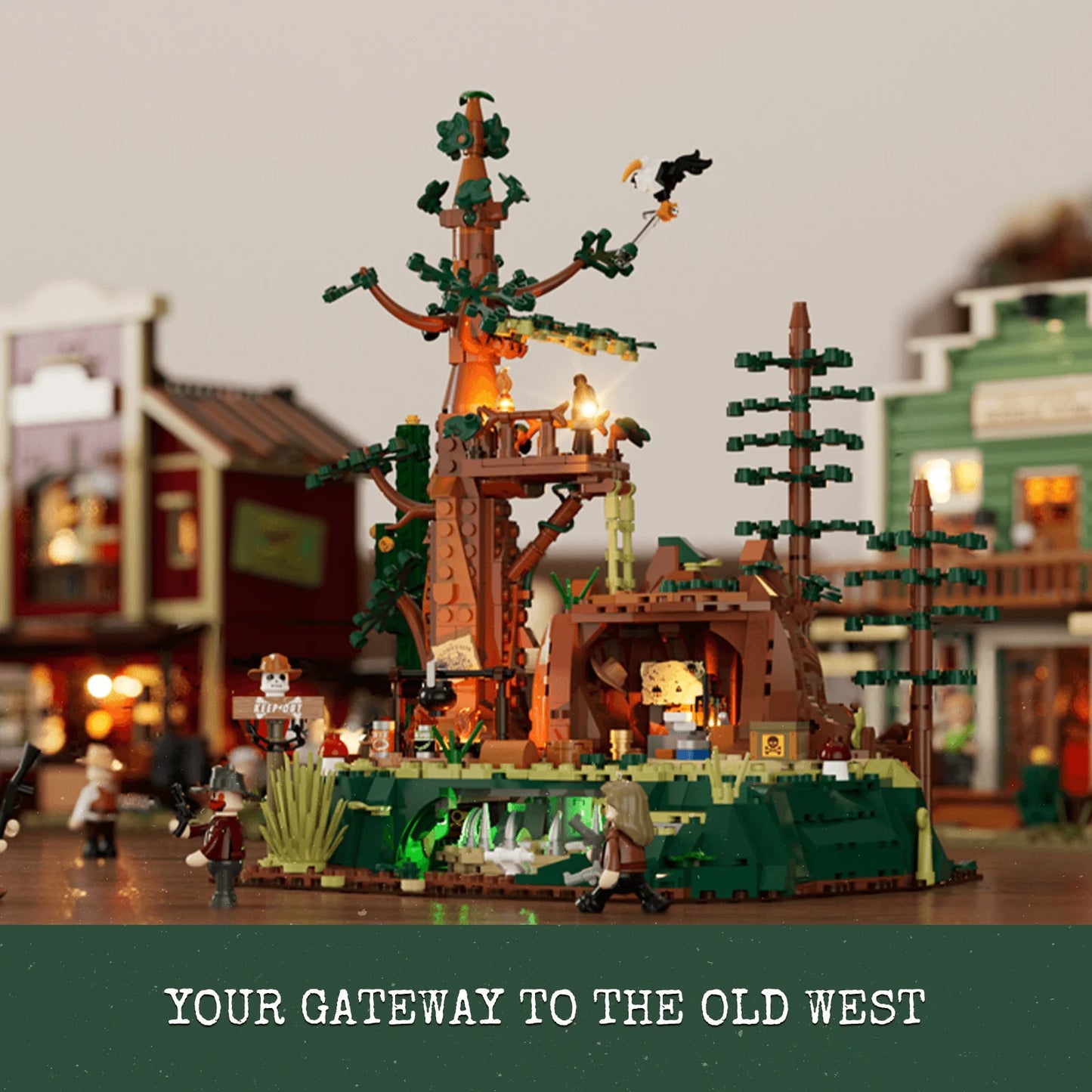 Lumibricks The Old West 14012 Sequoia Bandit Camp
