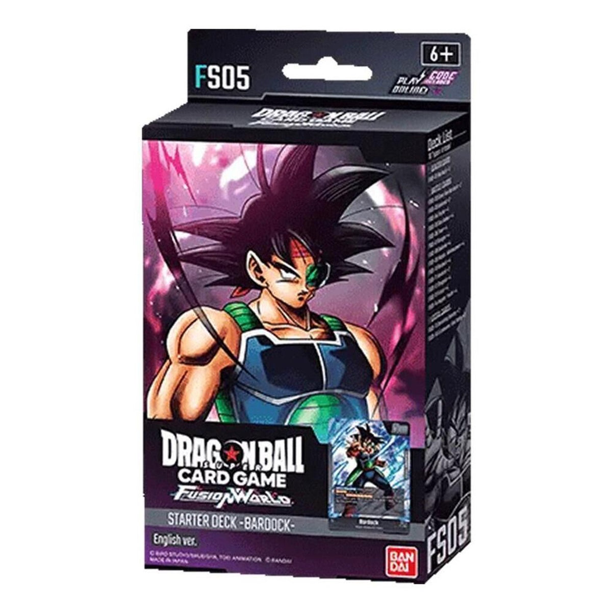 Trading Cards - Starter Deck - Dragon Ball - Starter Deck - "Fusion World" - FS05 - Bardock