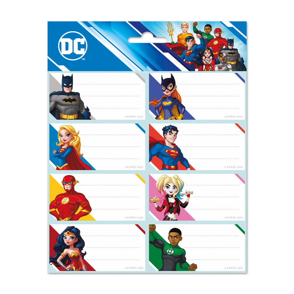 Sticker - Adhesive Labels - DC Comics - Heroes