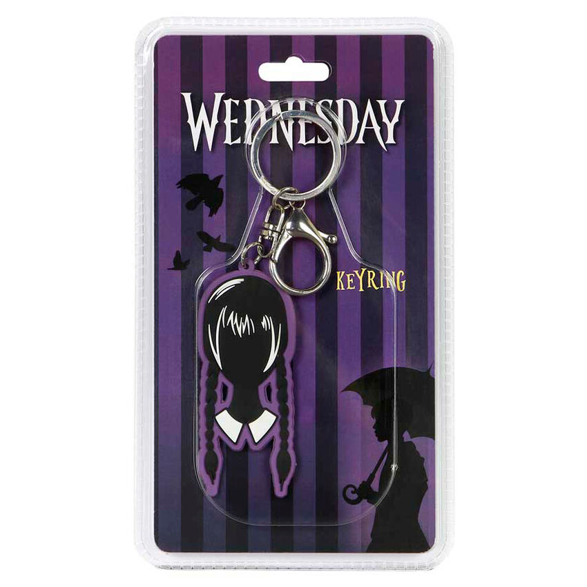 Keychain - Wednesday - Head   - Black
