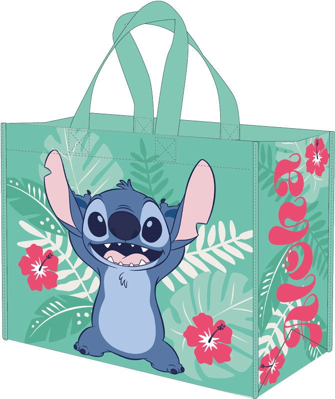 Disney Tote Bag PP 45x40x20cm - Stitch Aloha Flower