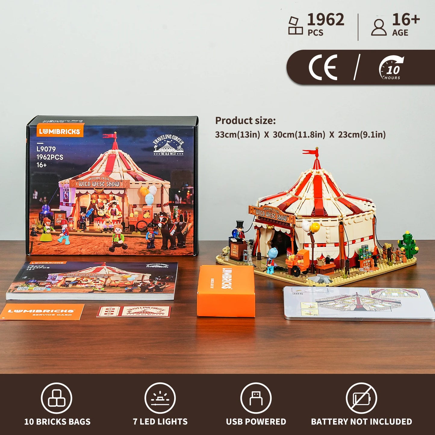 Lumibricks The Old West 14010 Traveling Circus