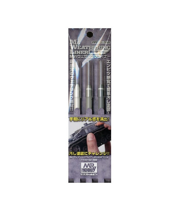 Model marker - Liner Snow Set - Mr. Weathering