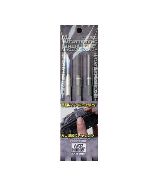 Model marker - Liner Snow Set - Mr. Weathering