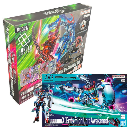 Model - High Grade - Gundam - Set HG & Assemble - GQuuuuuuX (Awakened) & PC02A - White