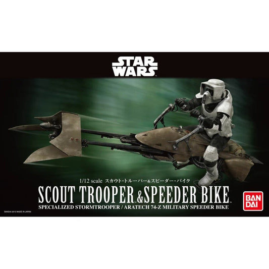 Star Wars Plastic Model:Scout Trooper & Speeder Bike
