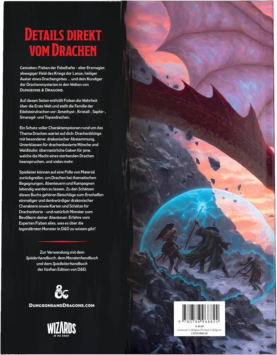 Book - role-playing game - Dungeons & Dragons - Fizban's Treasury of Dragons