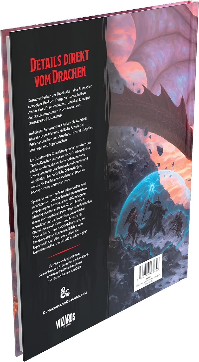 Book - role-playing game - Dungeons & Dragons - Fizban's Treasury of Dragons