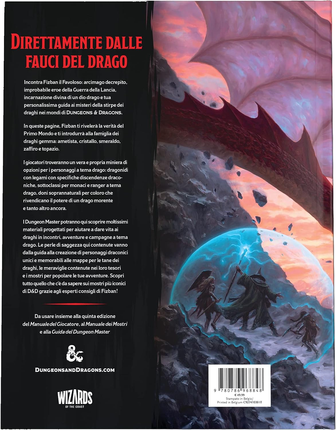 Book - role-playing game - Dungeons & Dragons - Fizban's Treasury of Dragons