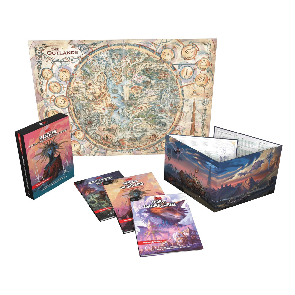 Book - Deck - role-playing game - Dungeons & Dragons - Planescape : Adventures in the Multiverse