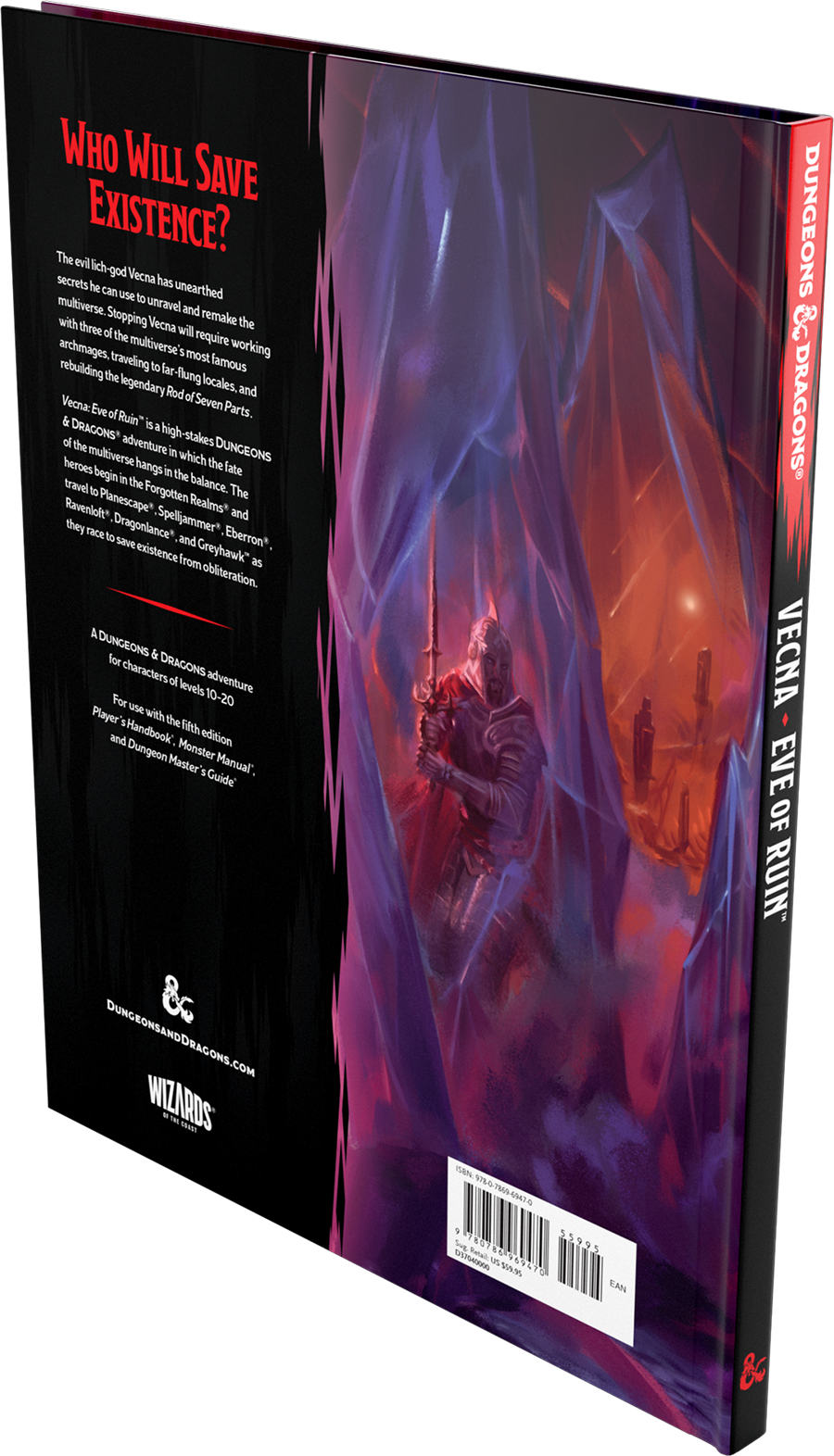 Book - role-playing game - Dungeons & Dragons - Eve of Ruin