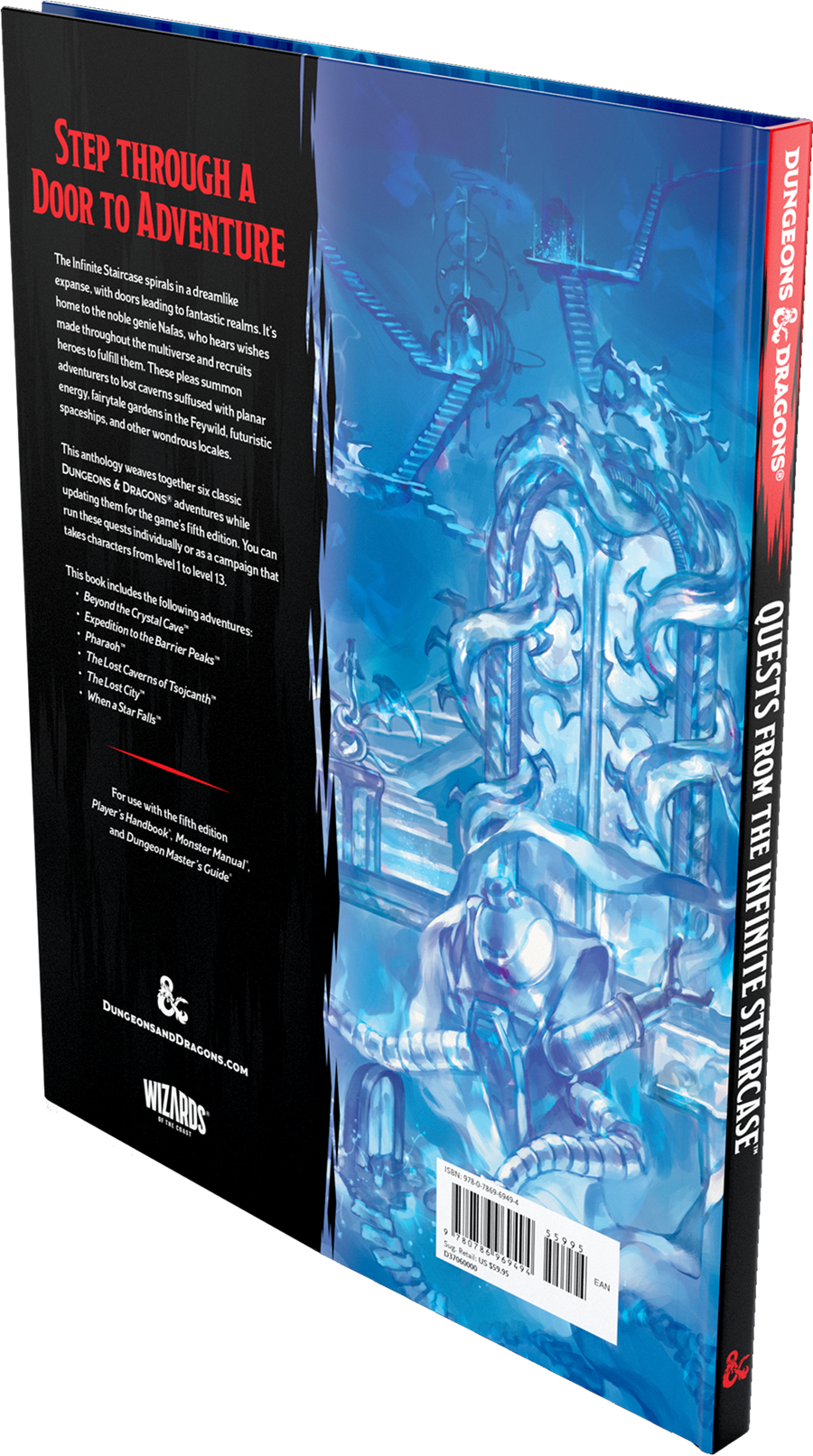 Book - role-playing game - Dungeons & Dragons - Quests from the Infinite Staircase