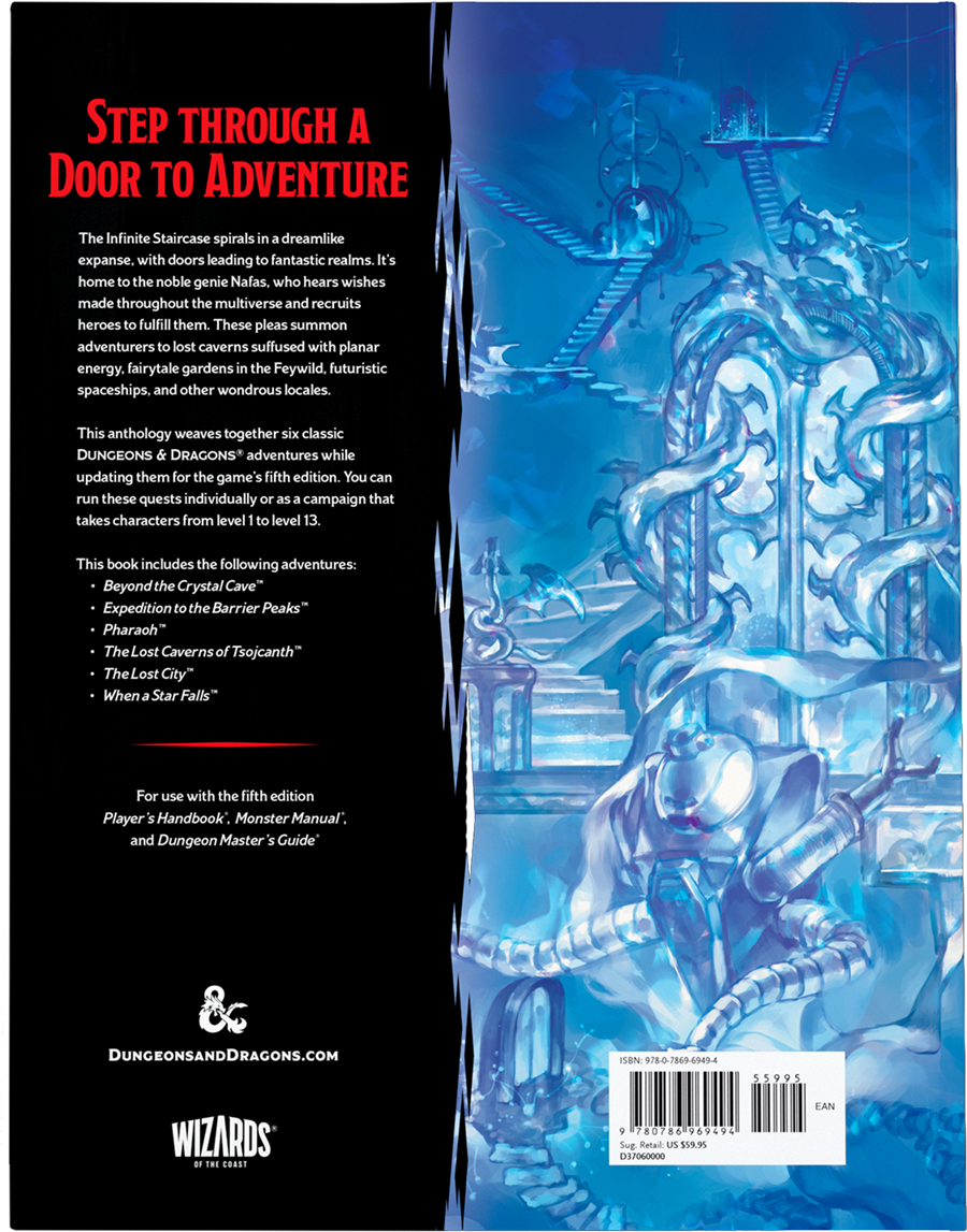 Book - role-playing game - Dungeons & Dragons - Quests from the Infinite Staircase
