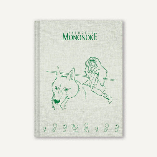 Notebook - Princess Mononoke - Moro & San - Green
