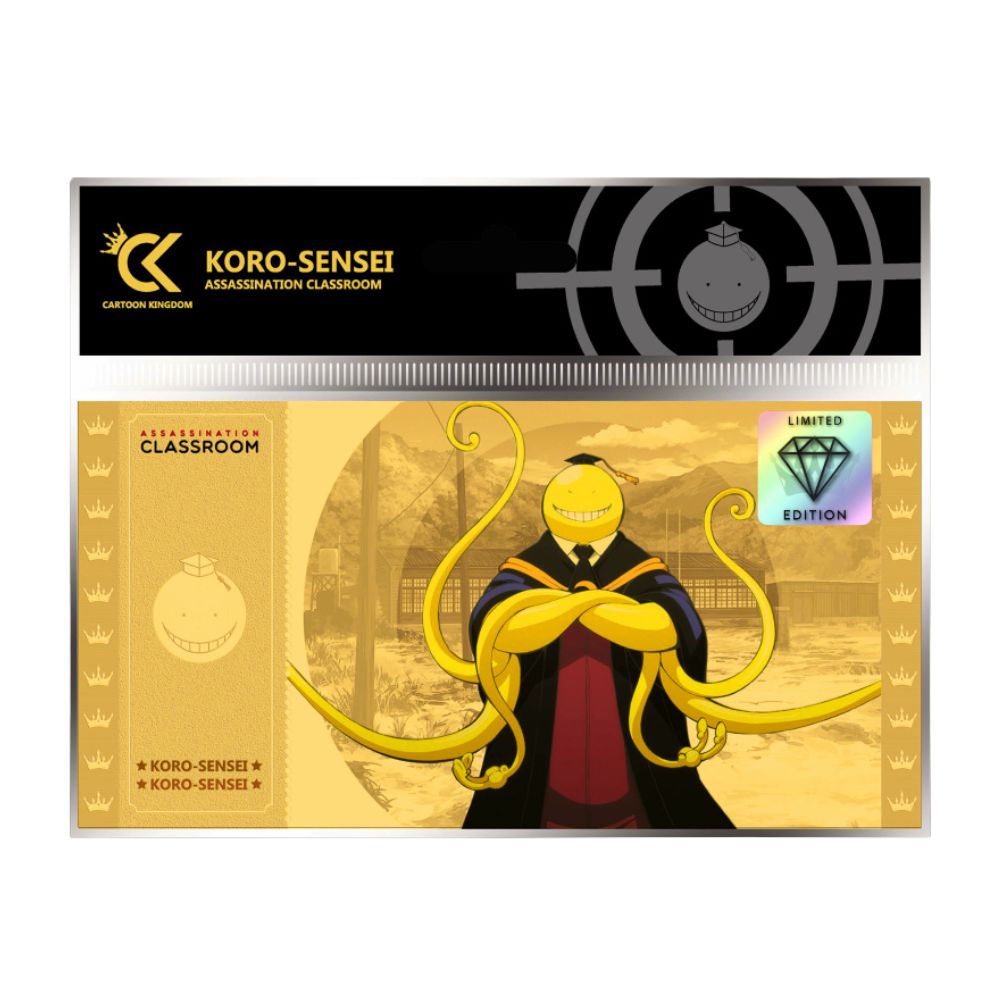 Collector Ticket - Golden Tickets Black Edition - Assassination Classroom - Koro Sensei