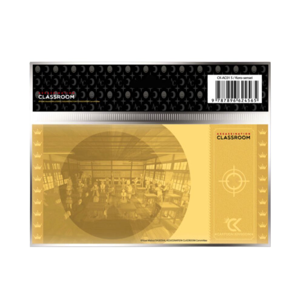 Collector Ticket - Golden Tickets Black Edition - Assassination Classroom - Koro Sensei
