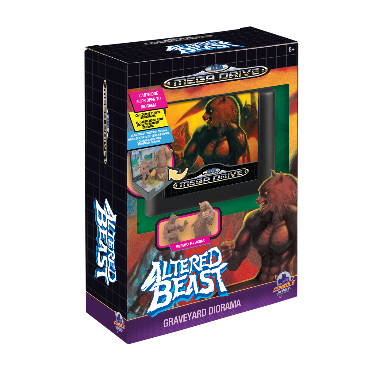 Display - Consoles Stars - Altered Beast - Cartouche - Altered Beast - Mega Drive