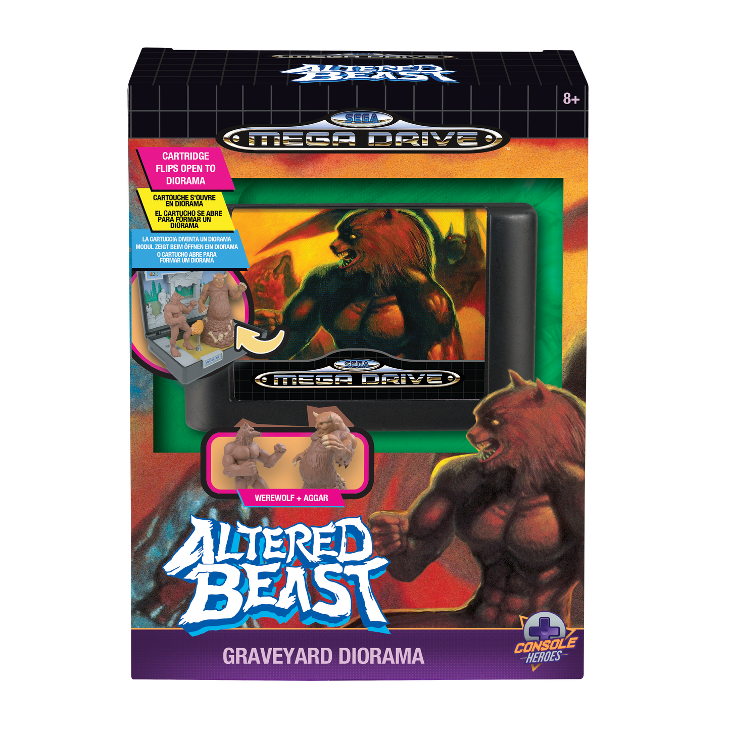 Display - Consoles Stars - Altered Beast - Cartouche - Altered Beast - Mega Drive