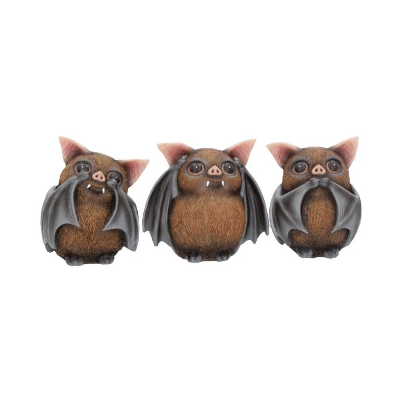 Three Wise Bats 8,5Cm