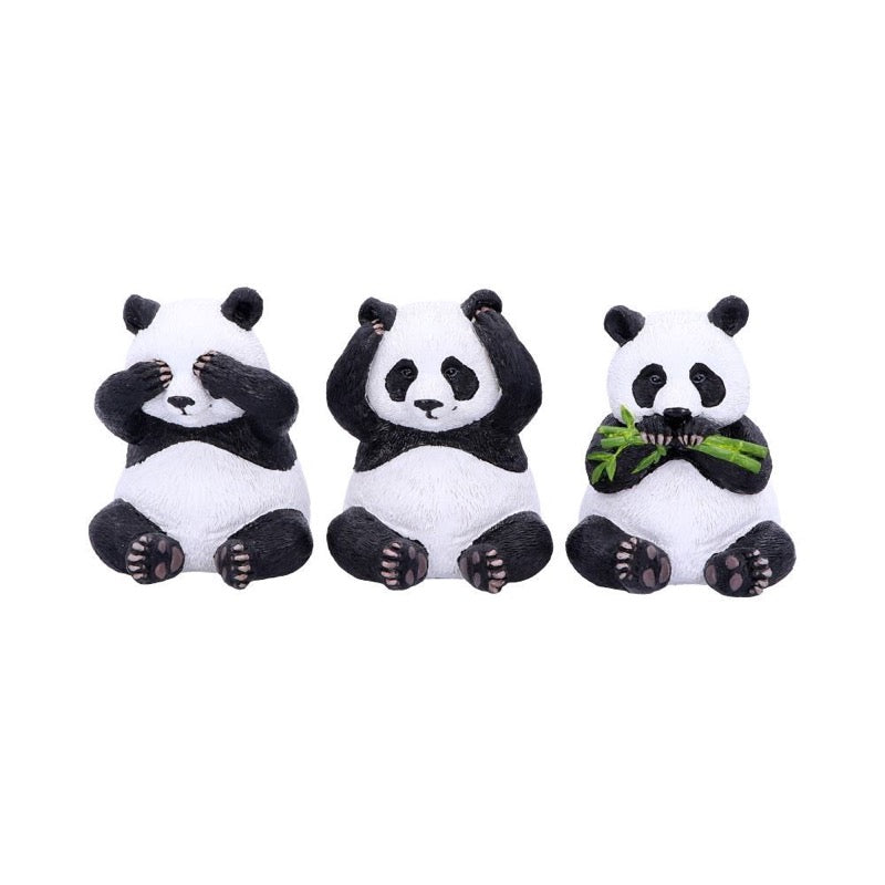 Three Wise Pandas 8,5Cm