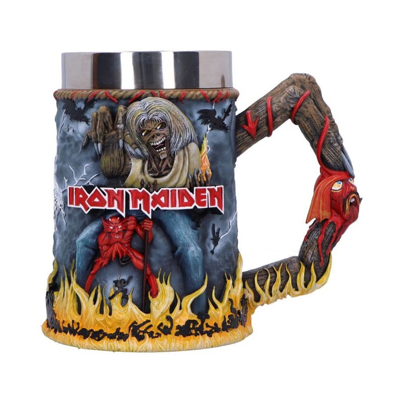 Iron Maiden Tankard The Number Of The Beast 16Cm