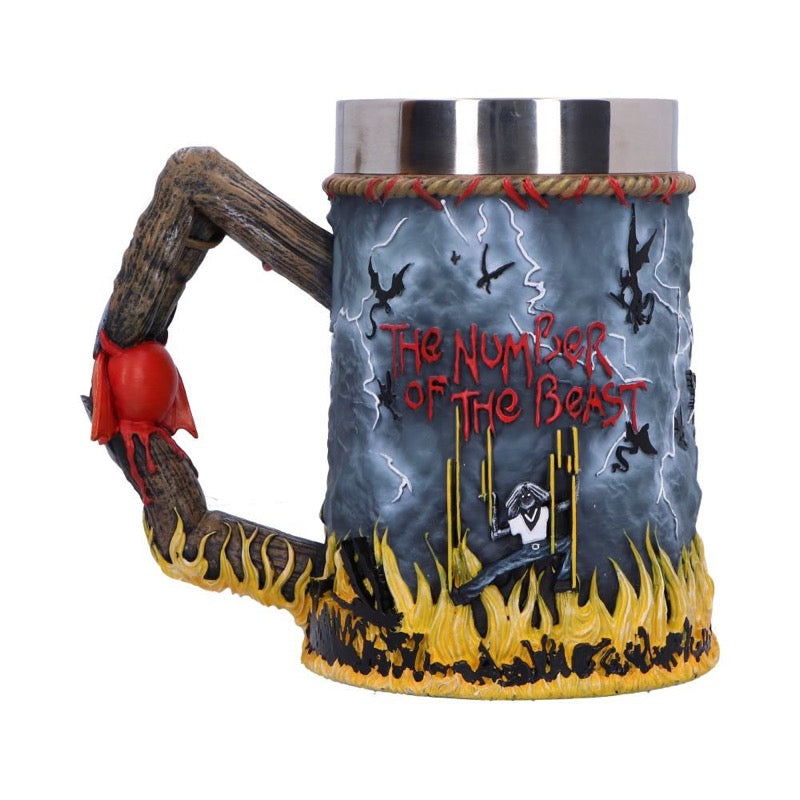 Iron Maiden Tankard The Number Of The Beast 16Cm