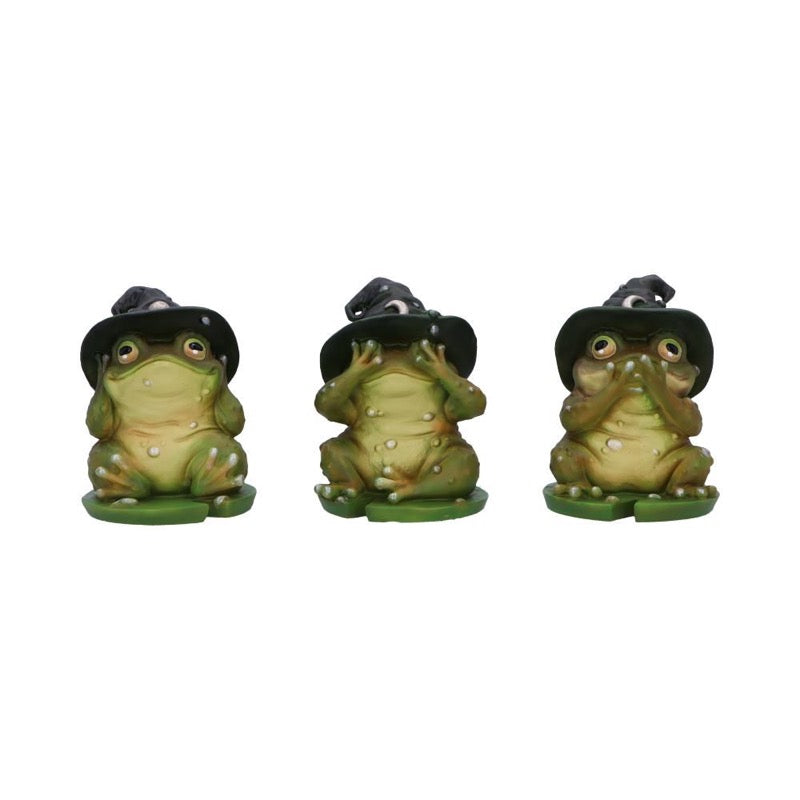 Three Wise Toads 10,3Cm